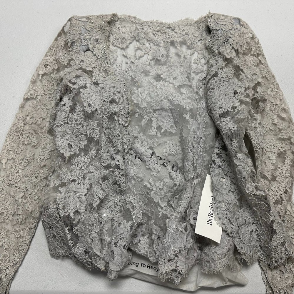 Alencon Lace and Swarovsky Crystals Jacket